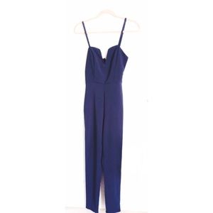 *NWT* Navy Blue Jumpsuit with Zipper
